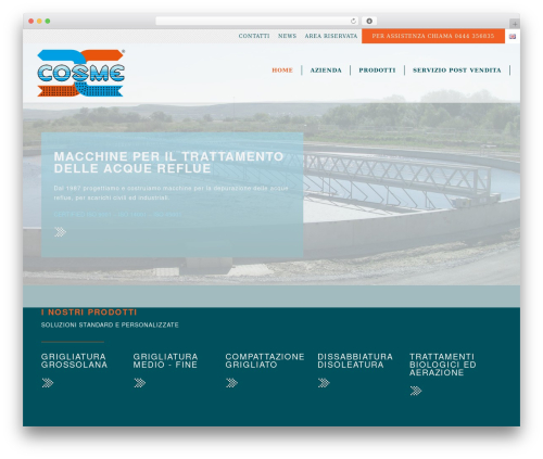 WordPress theme Websolution - Complete theme - cosmeitalia.com