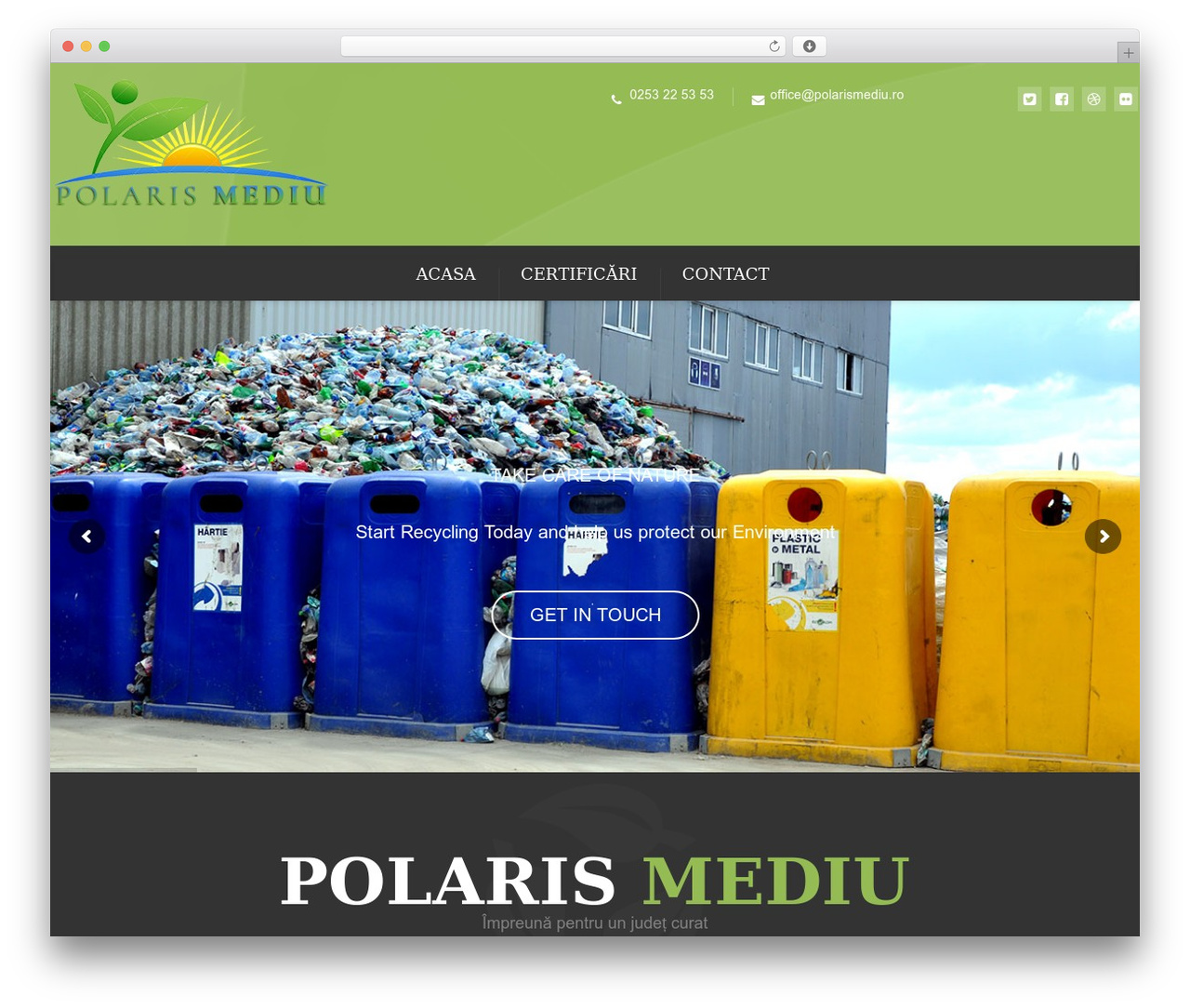 WP theme Ecorecycle - Multipurpose Wordpress Theme - polarismediu.ro