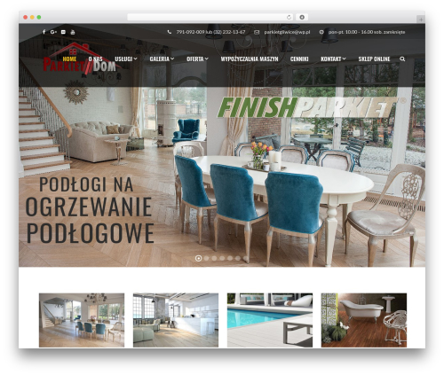 ZupaBuilder WordPress theme - parkietgliwice.pl