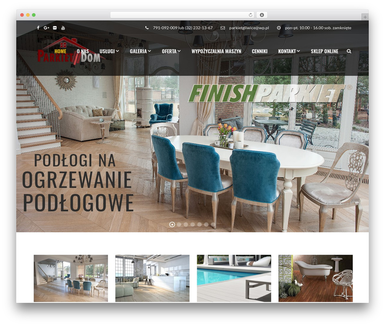 ZupaBuilder WordPress theme - parkietgliwice.pl