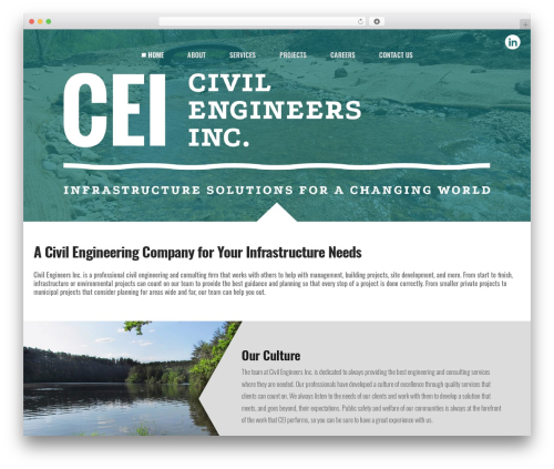 BlueFire WordPress theme - cei-bc.com
