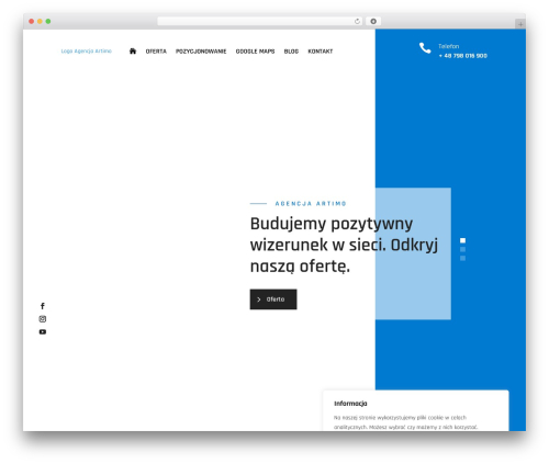 Divi WordPress theme - www.artimo.net.pl