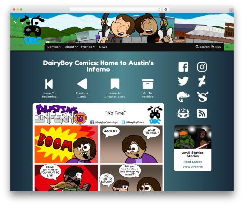 Divi WP theme - dairyboycomics.com