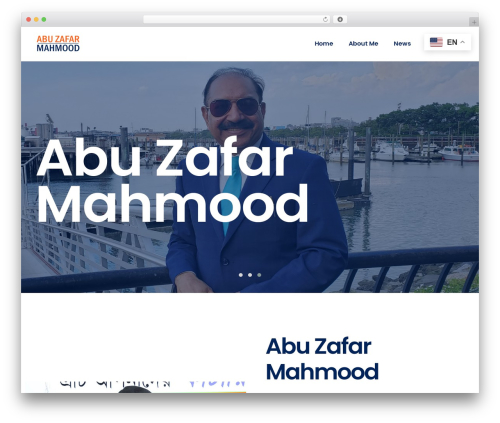 Dustrix WordPress blog theme - abuzafarmahmood.com