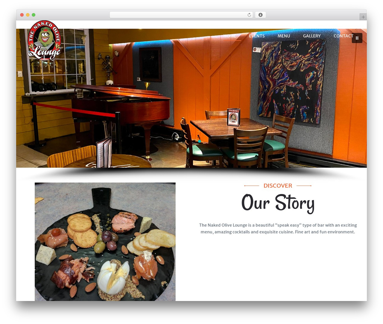 Fooday premium WordPress theme - nakedolivelounge.com