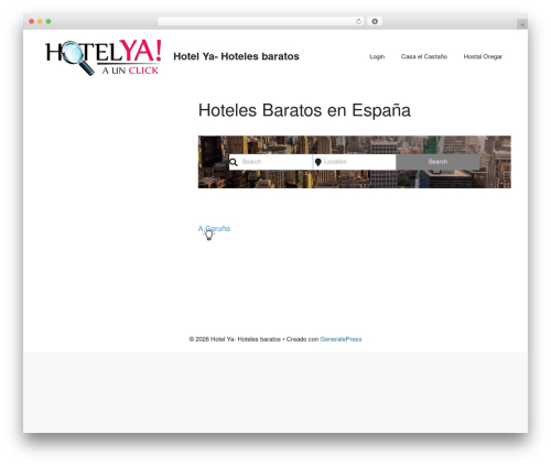 Directory pro WordPress plugin - hotelya.net