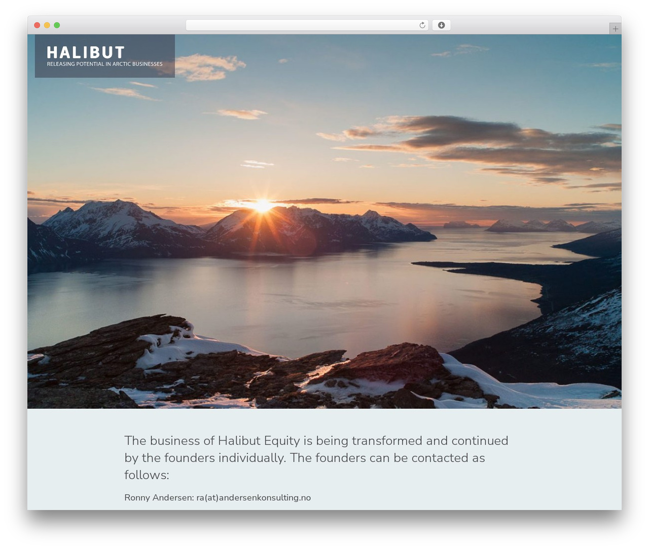 Halibut theme WordPress - halibutequity.com Halibut theme WordPress - halibutequity.com
