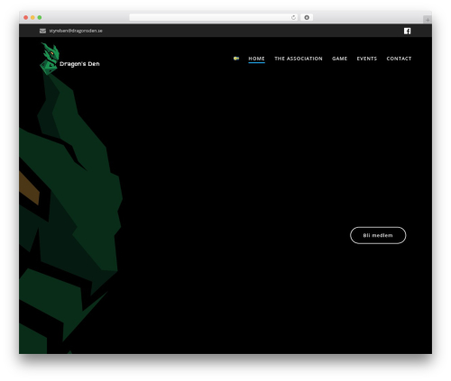 Highlight WordPress website theme - dragonsden.se