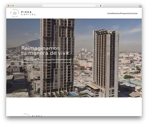 Pissa WordPress theme - pissacapital.com