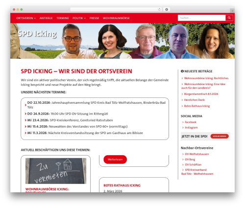 spd2017 WordPress theme - spd-icking.de