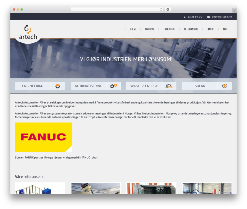 WordPress theme Artech - artech.no WordPress theme Artech - artech.no