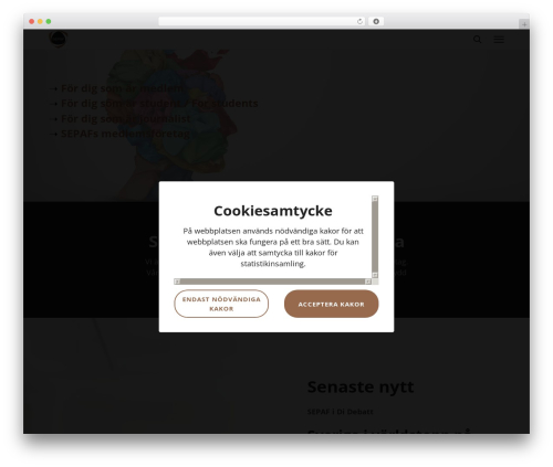 WW Platform theme WordPress - sepaf.se