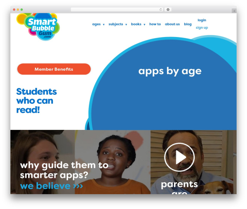 ABC Apps WordPress website theme - smartbubblegum.com