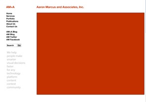 AM+A WordPress theme by Colin Frangos