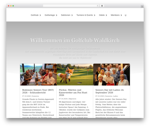 Pccaddie WordPress plugin - gcwaldkirch.ch