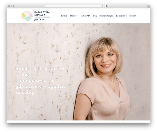 Divi WordPress theme - katarzynachwala.com