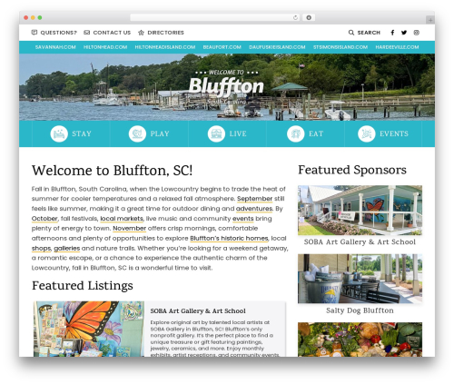 HJS Flex theme WordPress - bluffton.com