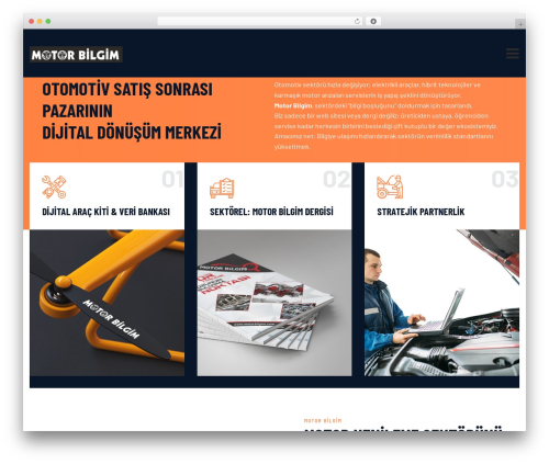 Karon WordPress theme - motorbilgim.com