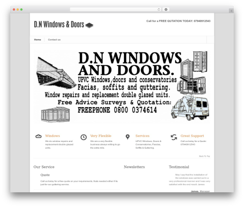 Modernize | Shared by VestaThemes.com WordPress theme - dnwindowsanddoors.co.uk