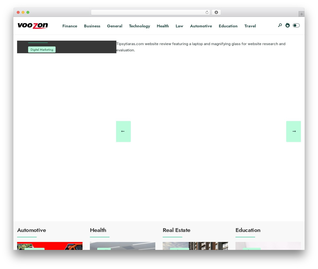Newsource WordPress theme - voozon.com Newsource WordPress theme - voozon.com