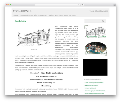 picolight WordPress theme - csonakos.hu