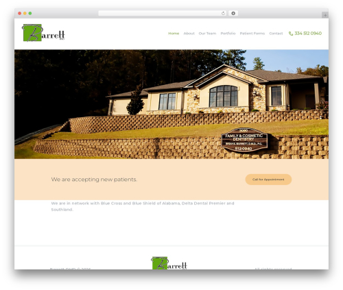 ProDent theme WordPress - barrettdmd.com