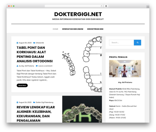 Theme WordPress Amphibious - doktergigi.net Theme WordPress Amphibious - doktergigi.net