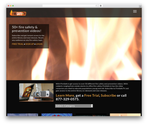 TV Elements top WordPress theme - firesafe.tv