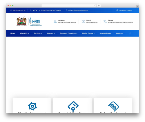 Braintech top WordPress theme - kemi.ac.ke