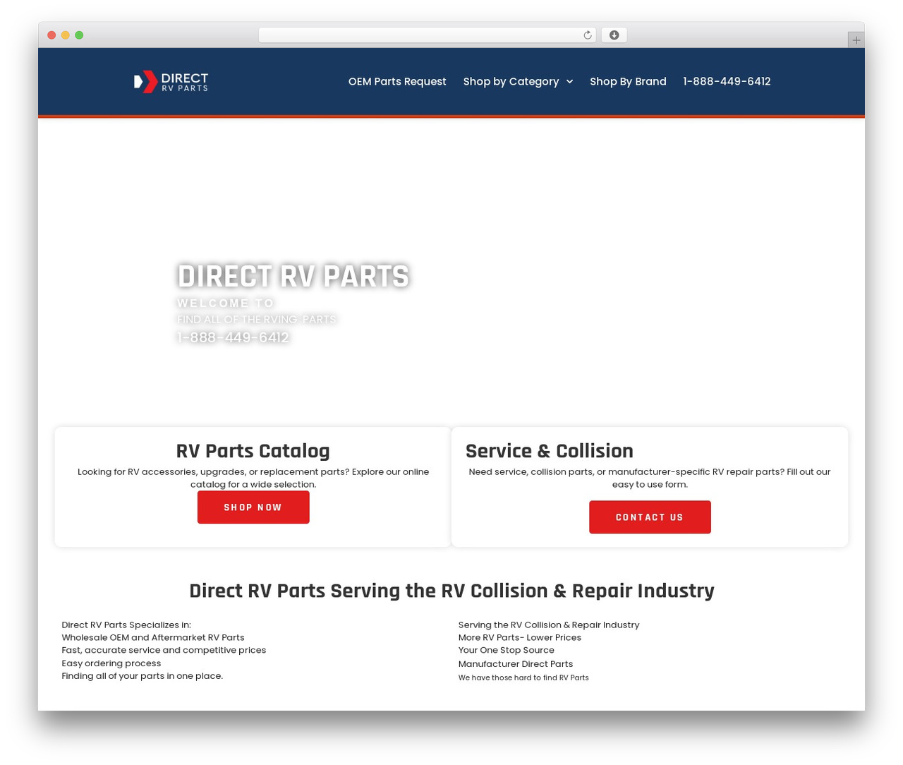 Hello Elementor WordPress theme - directrvparts.com Hello Elementor WordPress theme - directrvparts.com