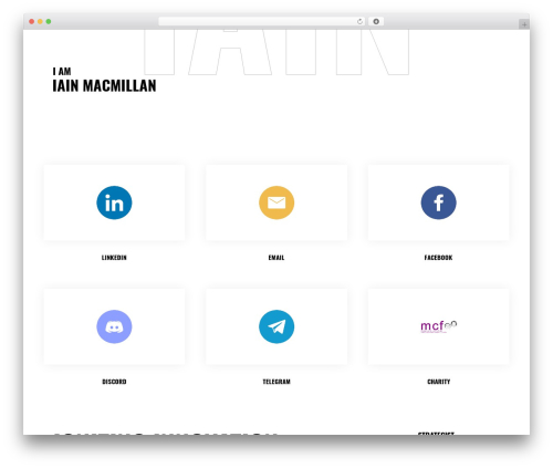 Manon core WordPress plugin - iainmacmillan.com