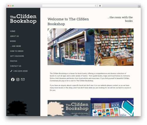 OceanWP WordPress ecommerce theme - clifdenbookshop.com