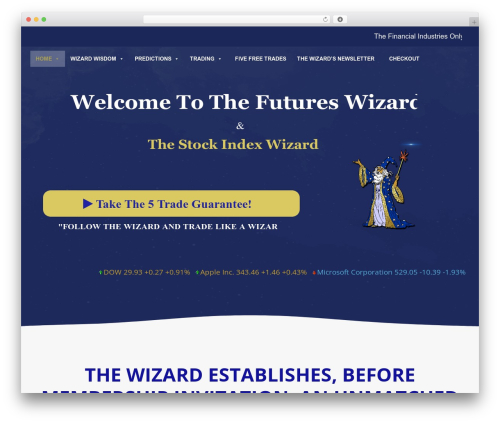 Stock Ticker (stock-ticker) free WordPress plugin - thefutureswizard.com