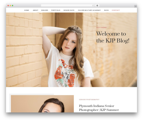 Showit best WordPress theme - katrinajacksonphotographyblog.com