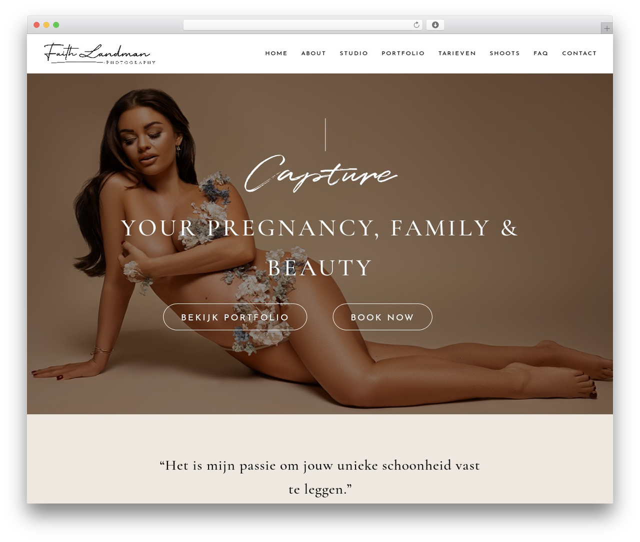 Theme WordPress Divi - faithlandmanphotography.com