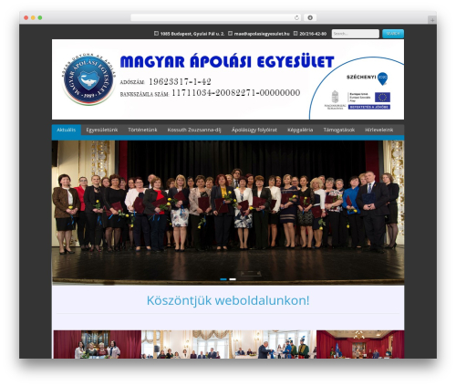 Theme WordPress Health - apolasiegyesulet.hu