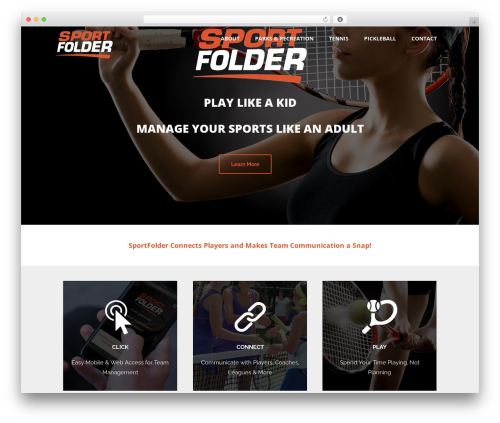 Theme WordPress Optimizer PRO - sportfolder.com