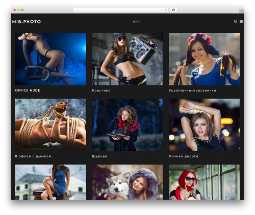 Whizz WordPress theme - mib.photo