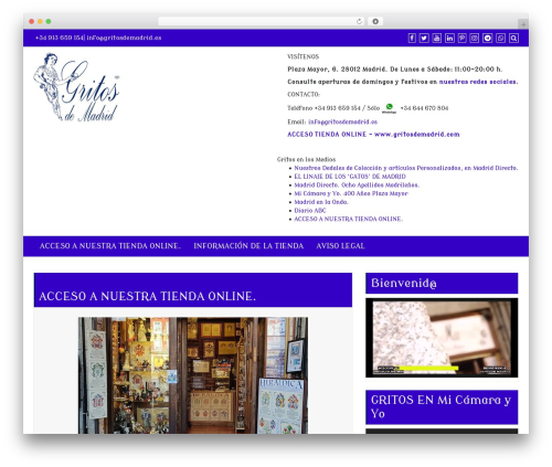 WordPress theme Business Blue - gritosdemadrid.es WordPress theme Business Blue - gritosdemadrid.es