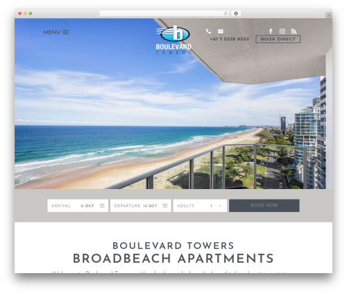 WordPress theme Divi - boulevardtowers.com.au