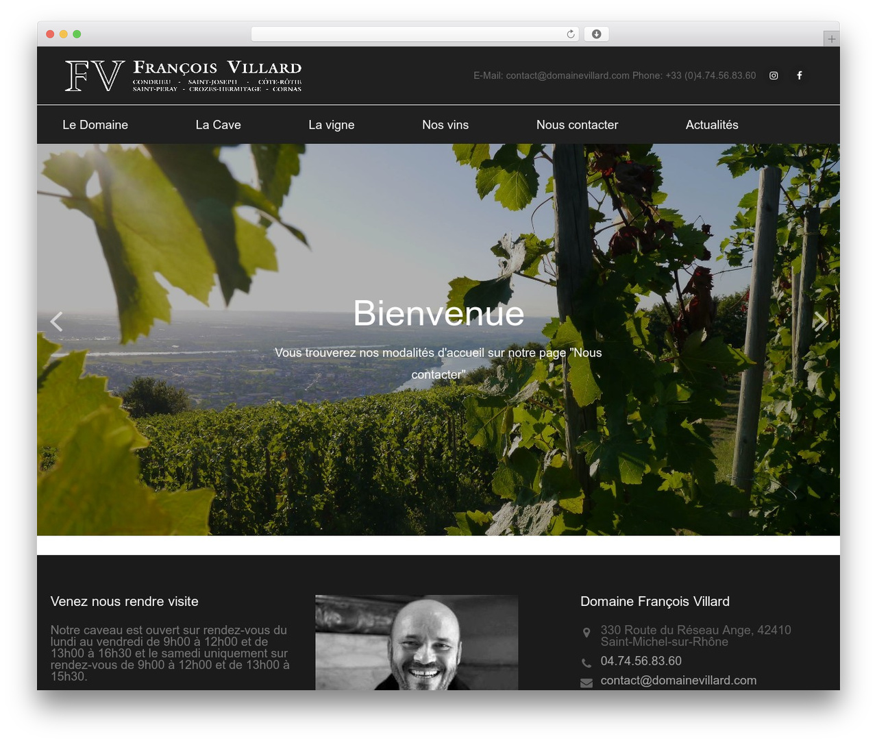WordPress theme Engage - domainevillard.com