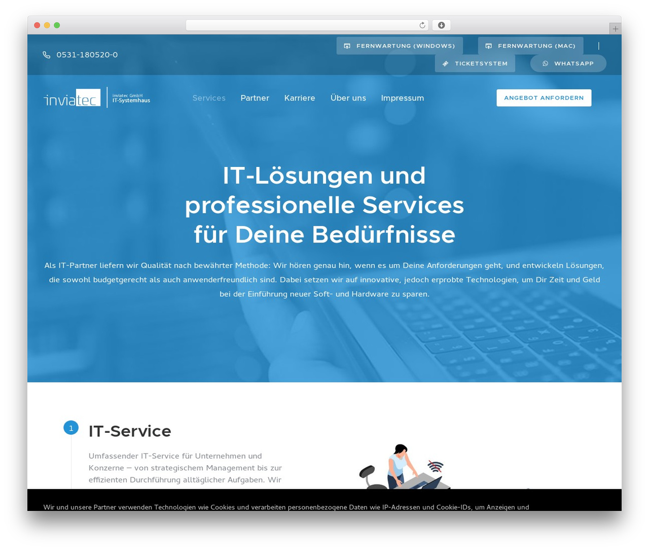 WordPress theme Exponent - inviatec.de