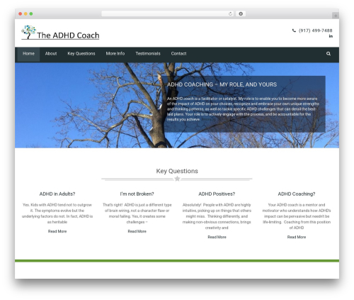 WordPress theme idolcorp - theadhd.coach