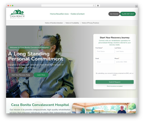 Custom Theme WP theme - casabonitahc.com