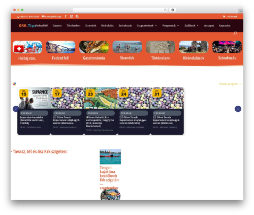 Divi weather gtm WordPress plugin - krk.tips
