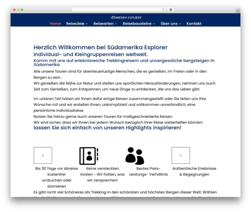 Divi top WordPress theme - suedamerikaexplorer.de