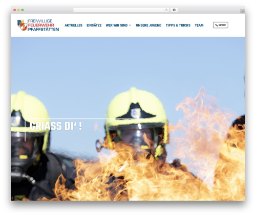 Divi WordPress theme design - ff-pfaffstaetten.at