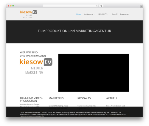 Divi WordPress theme - kiesow.tv