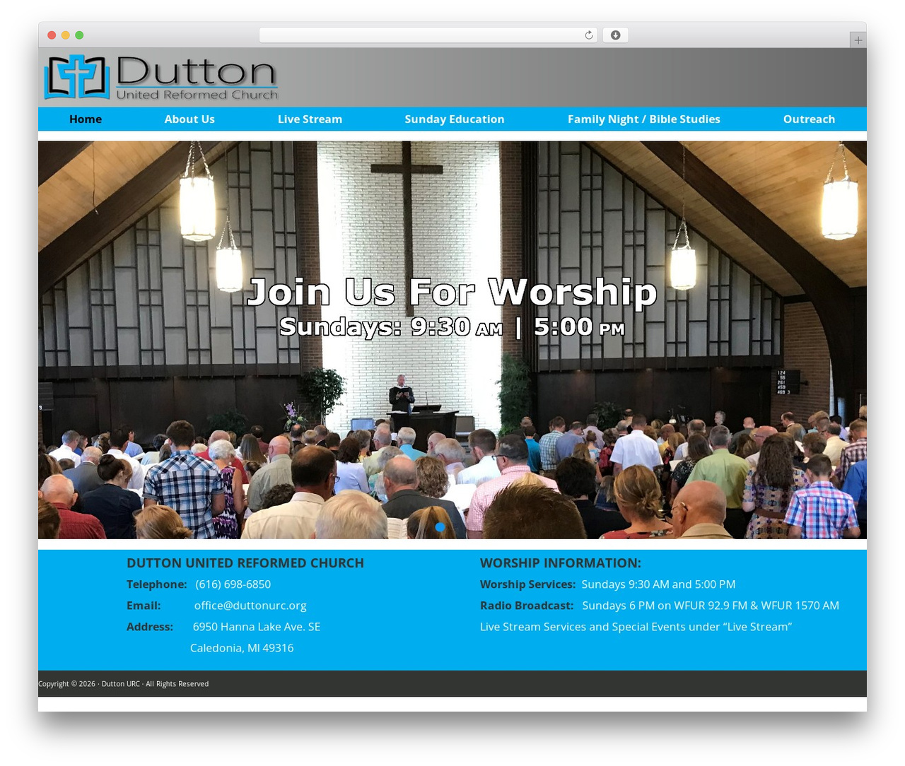 Dutton theme WordPress - duttonurc.org