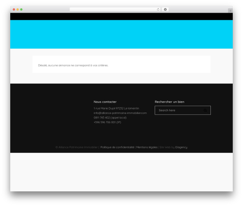 Eiddo theme WordPress - alliance-patrimoine-immobilier.com